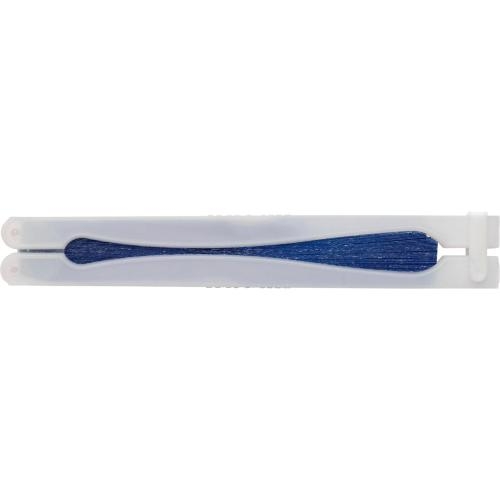 Papieren handwaaier blauw