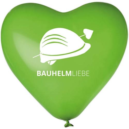Hartballonnen 33 cm groen