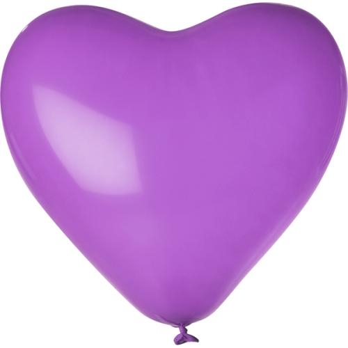 Hartballonnen 33 cm lila