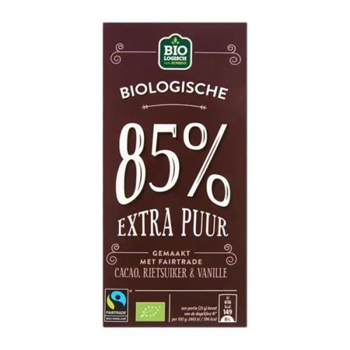 Biologische pure chocolade met eigen wikkel standaard