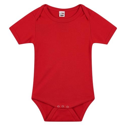 Baby romper korte mouw  rood,92