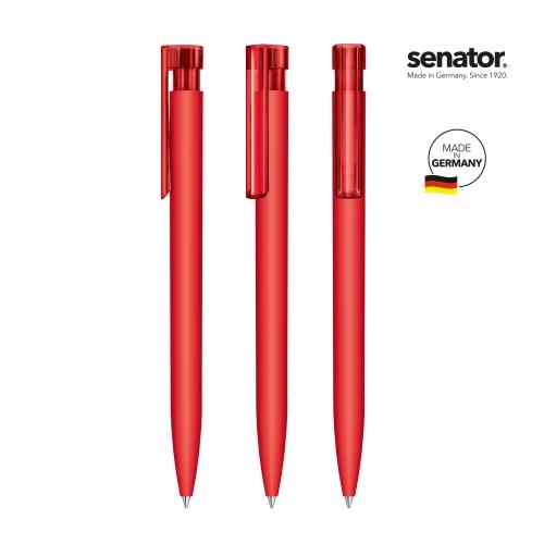 Balpen Liberty Soft Touch rood 186