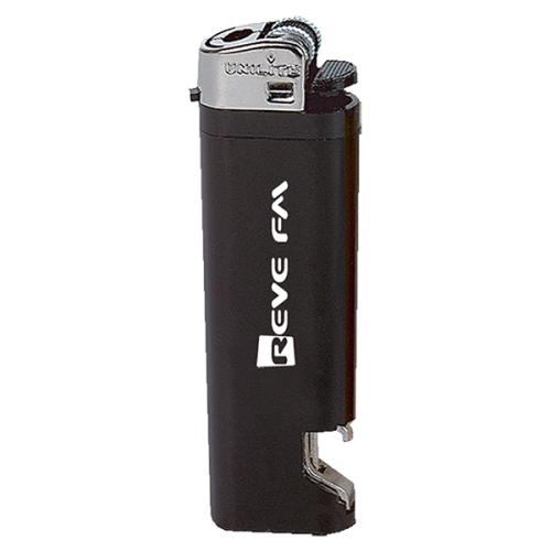 Aansteker met flesopener zwart