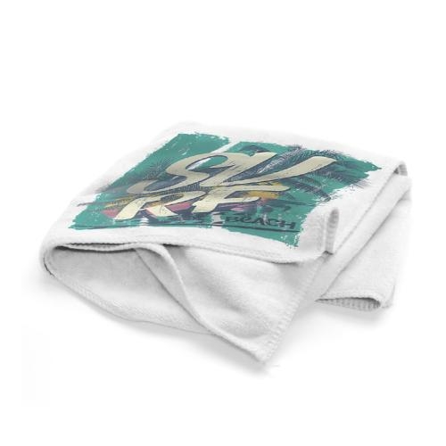 Absorberende handdoek blauw