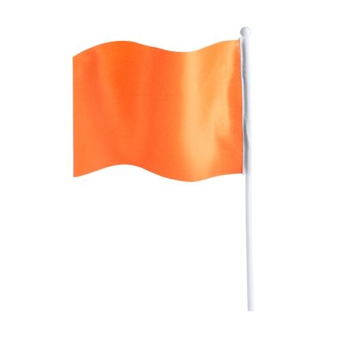 Vlag op Stok Rolof oranje