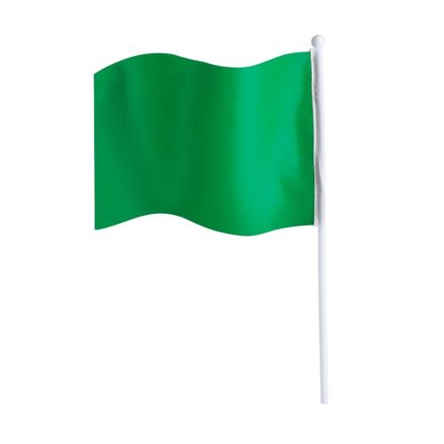 Vlag op Stok Rolof groen