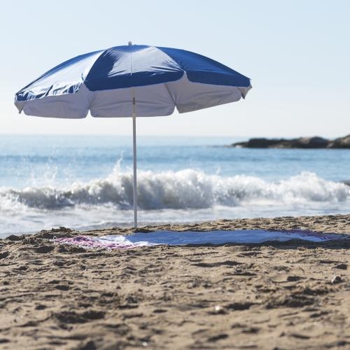 Strandparasol Sandok blauw