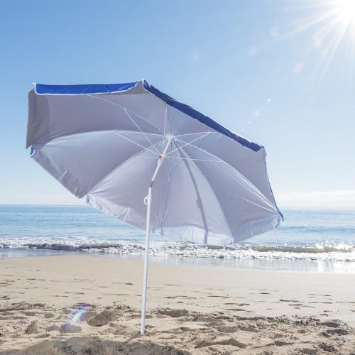 Strandparasol Sandok blauw