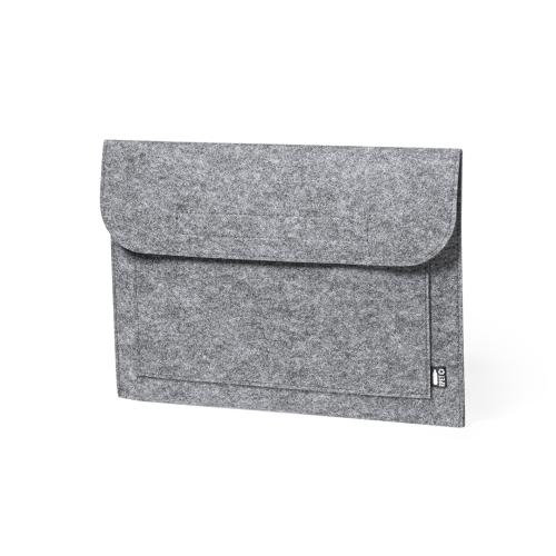 Vilten laptopsleeve Novac grijs