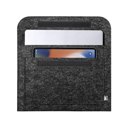 Vilten laptopsleeve Novac grijs