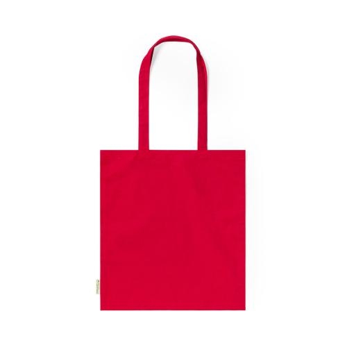 Draagtas gerecycled katoen Klimbou blauw