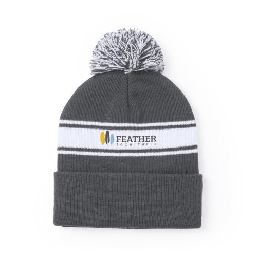 Muts met pompom Baikof blauw