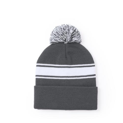Muts met pompom Baikof blauw