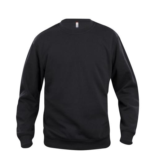 Clique Basic roundneck unisex zwart,l