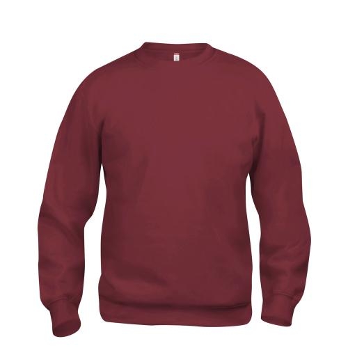 Clique Basic roundneck unisex bordeaux,l