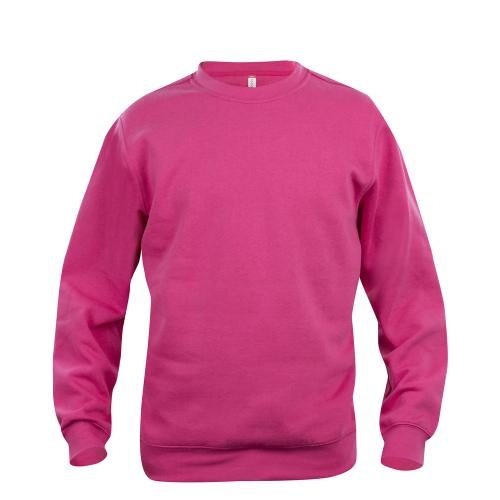 Clique Basic roundneck unisex helder kersen,3xl