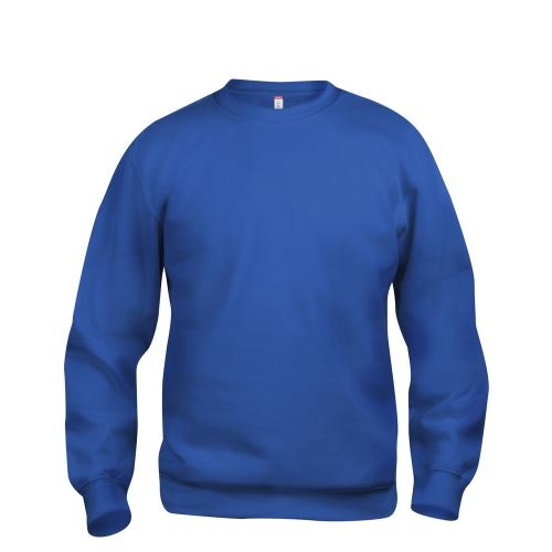 Clique Basic roundneck unisex kobalt,l