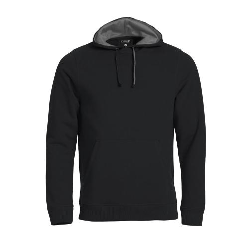 Clique classic hoody zwart,l