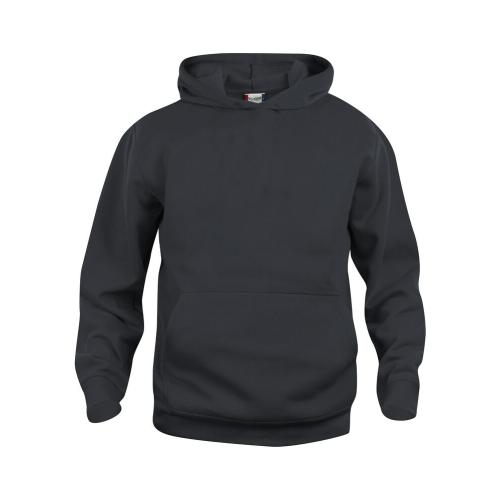 Sweater met capuchon kids zwart,130-140