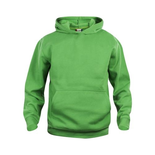 Sweater met capuchon kids appelgroen,110-120