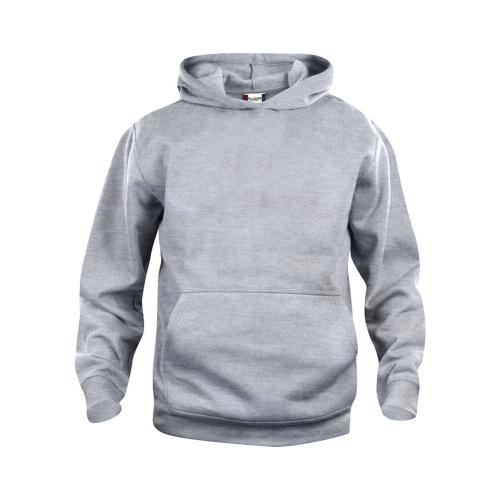 Sweater met capuchon kids grijsmelange,110-120