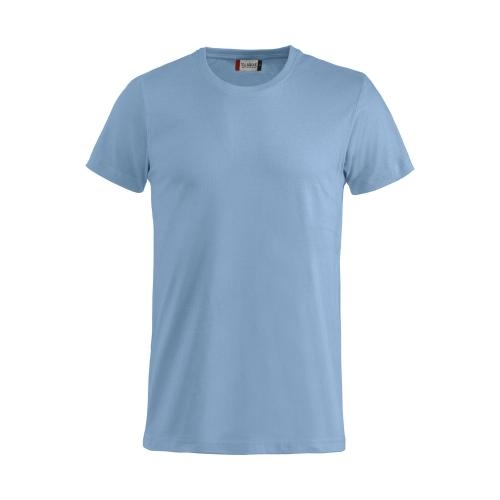 Basic T-shirt Junior lichtblauw,90-100