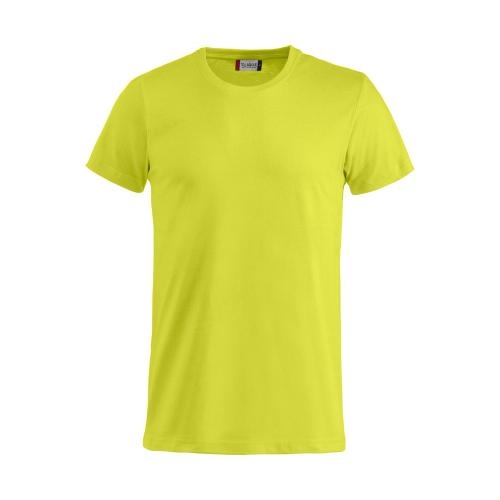 Basic T-shirt Junior signaalgroen,110-120