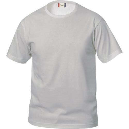 Basic T-shirt Junior zilvergrijs,90-100