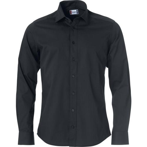 Overhemd Clark heren zwart,l