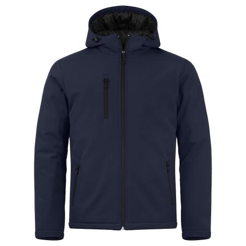 Padded hoody softshell dark navy,3xl