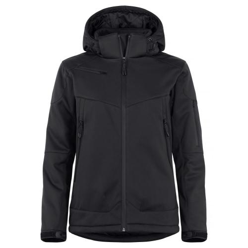 Grayland softshelljas dames zwart,l