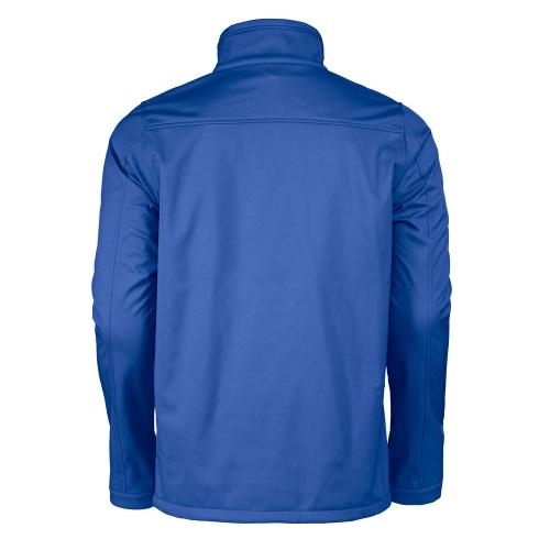 Printer Vert softshell jas blauw,l