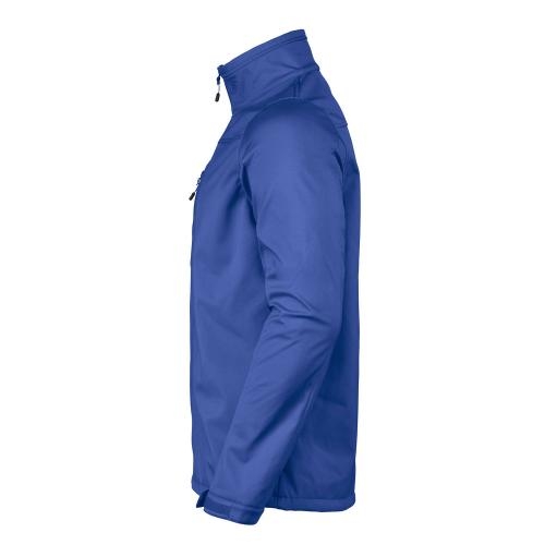 Printer Vert softshell jas blauw,l