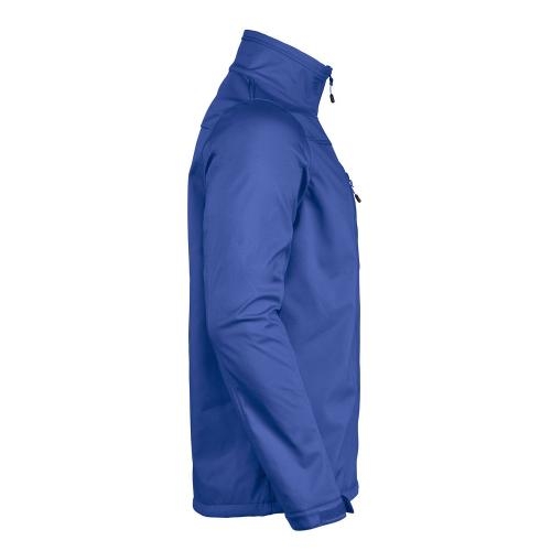 Printer Vert softshell jas blauw,l