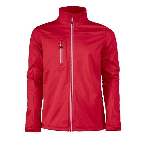 Printer Vert softshell jas rood,l