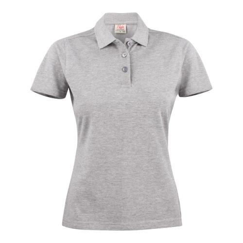 Printer Surf dames polo lichtgrijs,s