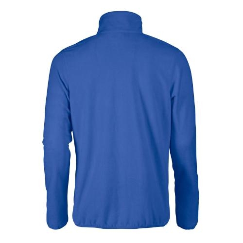 Heren microfleece jas blauw,l
