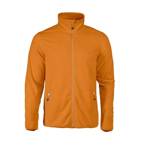 Heren microfleece jas blauw,l