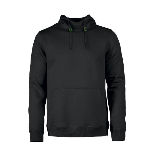 Printer Fastpitch hooded sweater zwart,l