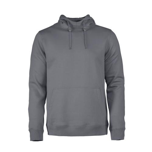 Printer Fastpitch hooded sweater staalgrijs,l