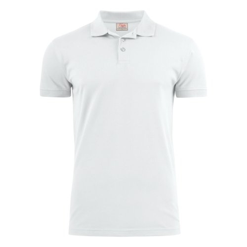 Printer polo Surf Stretch wit,3xl