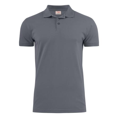 Printer polo Surf Stretch staalgrijs,l