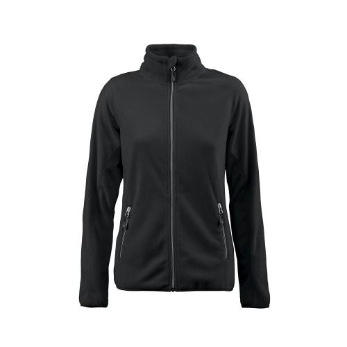 Printer Twohand Fleece Jacket dames zwart,l