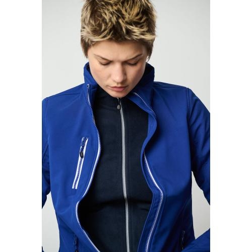 Printer Twohand Fleece Jacket dames kobaltblauw,l