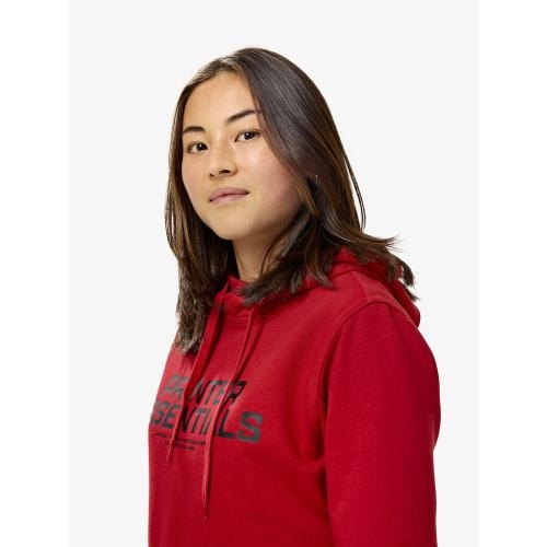 Printer Fastpitch Hooded Sweater dames wit,l