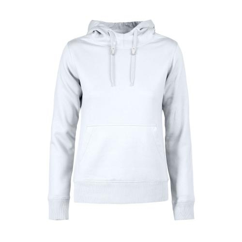 Printer Fastpitch Hooded Sweater dames wit,l