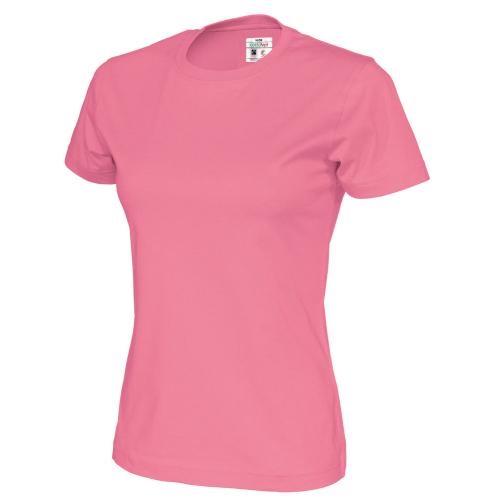 Dames T-shirt ecologisch Fairtrade katoen roze,l