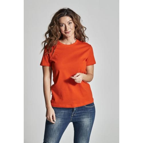 Dames T-shirt ecologisch Fairtrade katoen roze,l