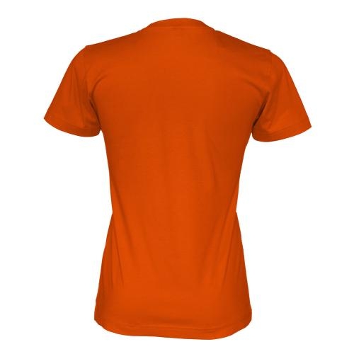 Dames T-shirt ecologisch Fairtrade katoen oranje,l