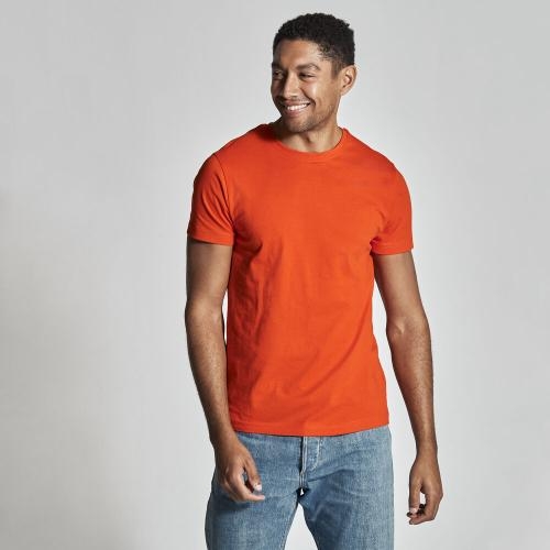 Heren T-shirt ecologisch Fairtrade katoen blauw,l